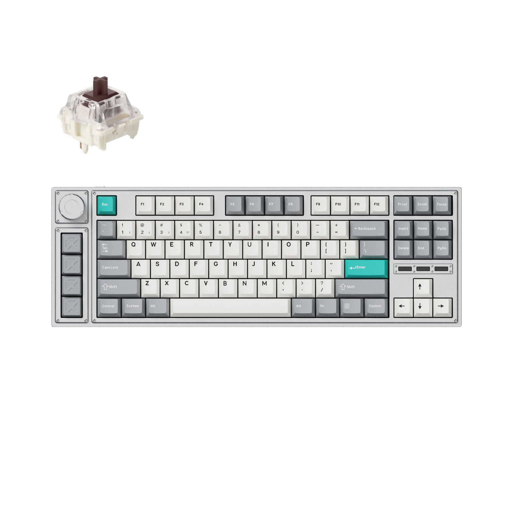 Clavier mécanique personnalisé sans fil Lemokey L3 QMK/VIA (disposition US ANSI)