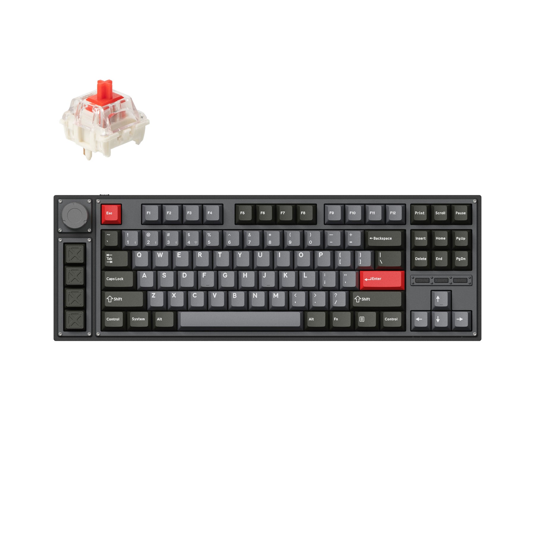 Clavier mécanique personnalisé sans fil Lemokey L3 QMK/VIA (disposition US ANSI)