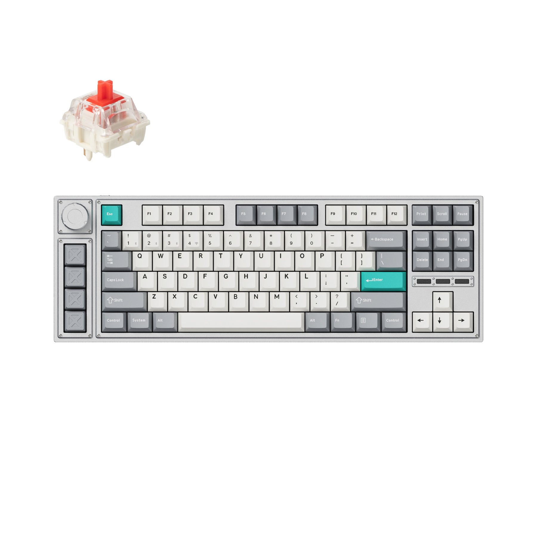 Clavier mécanique personnalisé sans fil Lemokey L3 QMK/VIA (disposition US ANSI)