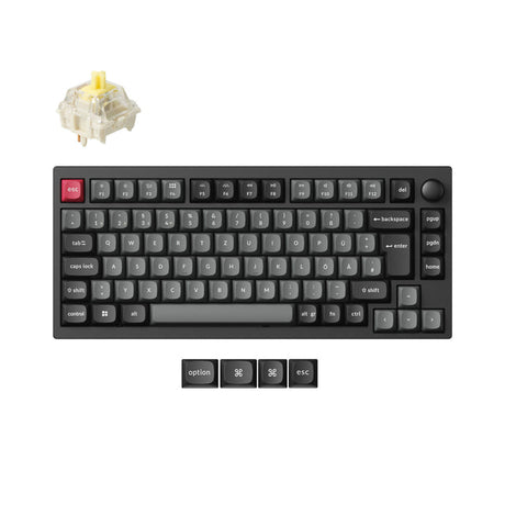 Collection de disposition ISO de clavier mécanique personnalisé sans fil Lemokey P1 QMK