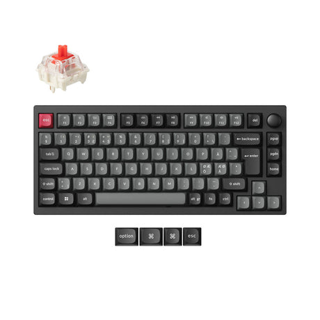 Lemokey P1 QMK Wireless Custom Mechanical Keyboard ISO Layout Collection