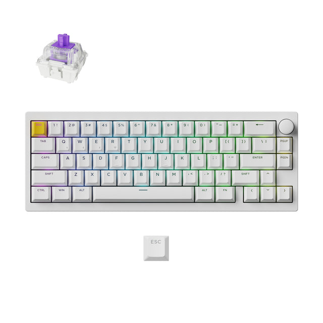 Lemokey P2 HE Interrupteur Magnétique Sans Fil Clavier de Jeu Personnalisé (Disposition US ANSI)