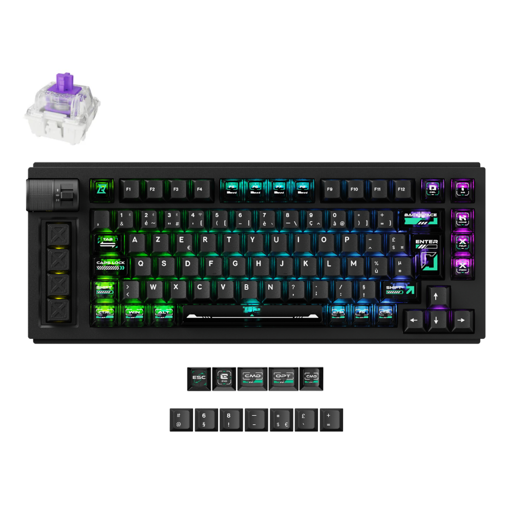 Clavier de jeu personnalisé Lemokey L1 HE avec interrupteur magnétique sans fil