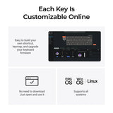 Lemokey P2 HE Interrupteur Magnétique Sans Fil Clavier de Jeu Personnalisé (Disposition US ANSI)