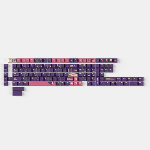 Sorcière Lunaire - Profil Cerise Dye-Sub PBT Ensemble Complet de Touches
