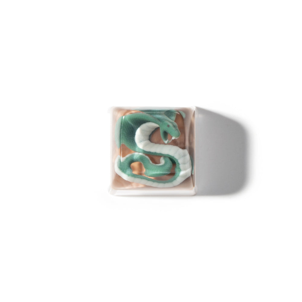 Keycap artisanal en résine animale magique