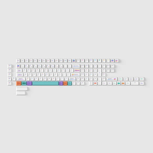 Pixel Sunset - Ensemble complet de keycaps en PBT Dye-Sub Cherry Profile