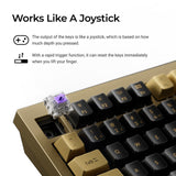 Keychron Q1 HE QMK Wireless Custom Keyboard - Copper Edition (US ANSI Layout)