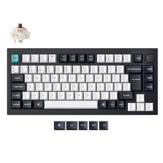 Keychron Q1 Max QMK/VIA Wireless Custom Mechanical Keyboard ISO Layout Collection
