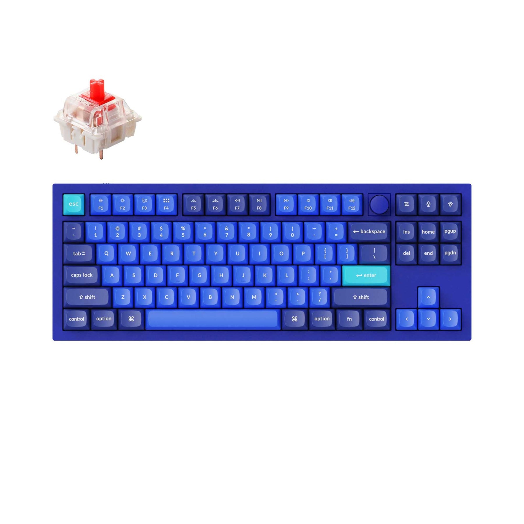 Clavier mécanique personnalisé filaire Keychron Q3 QMK (disposition US ANSI)