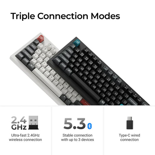 Clavier mécanique personnalisé sans fil Keychron Q5 Ultra 8K