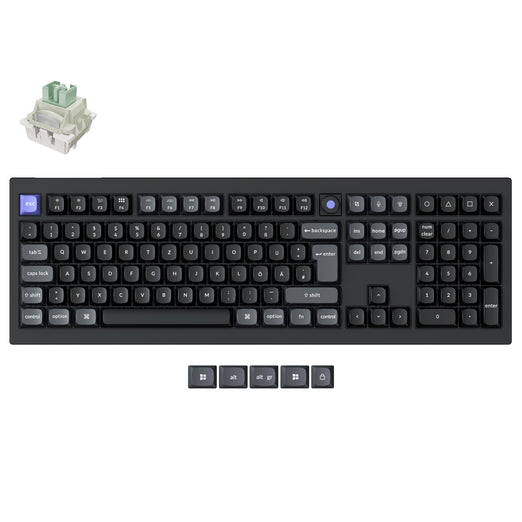 Collection de claviers Keychron Q6 HE 8K filaire à interrupteur magnétique disposition ISO