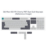 Keychron Q6 Max QMK/VIA Clavier mécanique personnalisé sans fil Collection de mises en page ISO