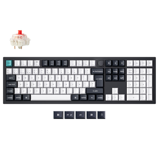 Keychron Q6 Max QMK/VIA Clavier mécanique personnalisé sans fil Collection de mises en page ISO