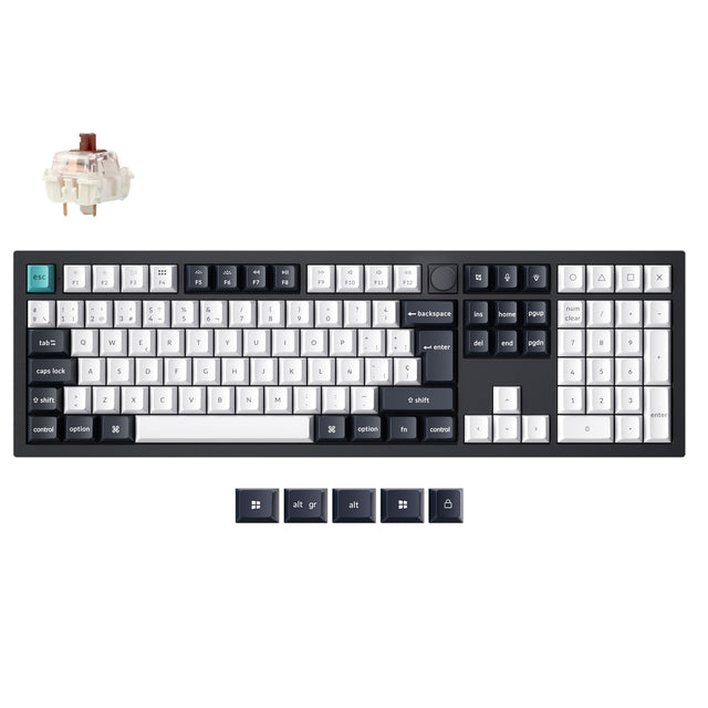 Keychron Q6 Max QMK/VIA Clavier mécanique personnalisé sans fil Collection de mises en page ISO