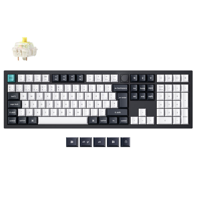 Keychron Q6 Max QMK/VIA Clavier mécanique personnalisé sans fil Collection de mises en page ISO