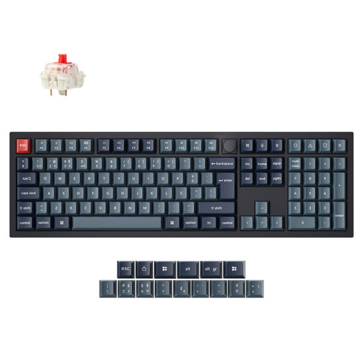 Keychron V6 Max QMK Wireless Custom Mechanical Keyboard ISO Layout Collection