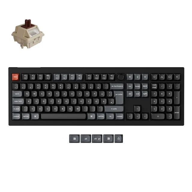 Keychron V6 Ultra 8K Wireless Custom Mechanical Keyboard ISO Layout Collection
