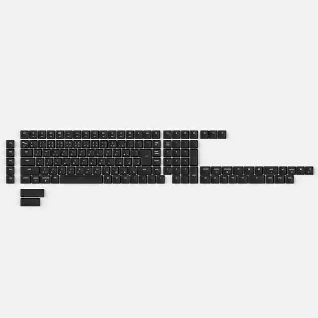 ISO Low Profile Shine-Through ABS LSA Full Set Keycap Set