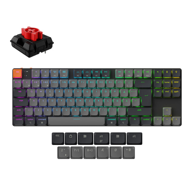 Keychron K1 QMK Wireless Mechanical Keyboard ISO Layout - Version 6