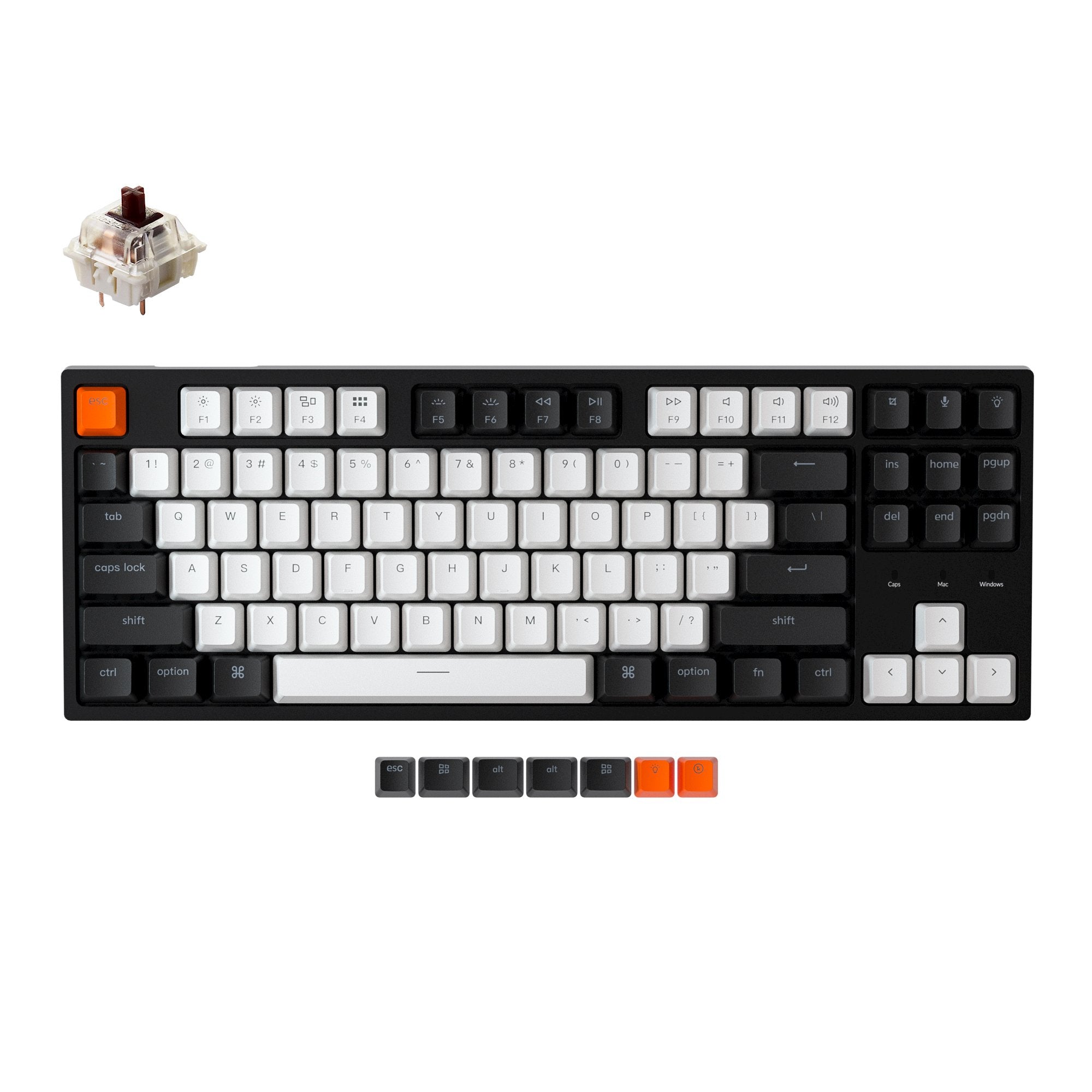 Clavier mécanique filaire Keychron C1 (disposition US ANSI)