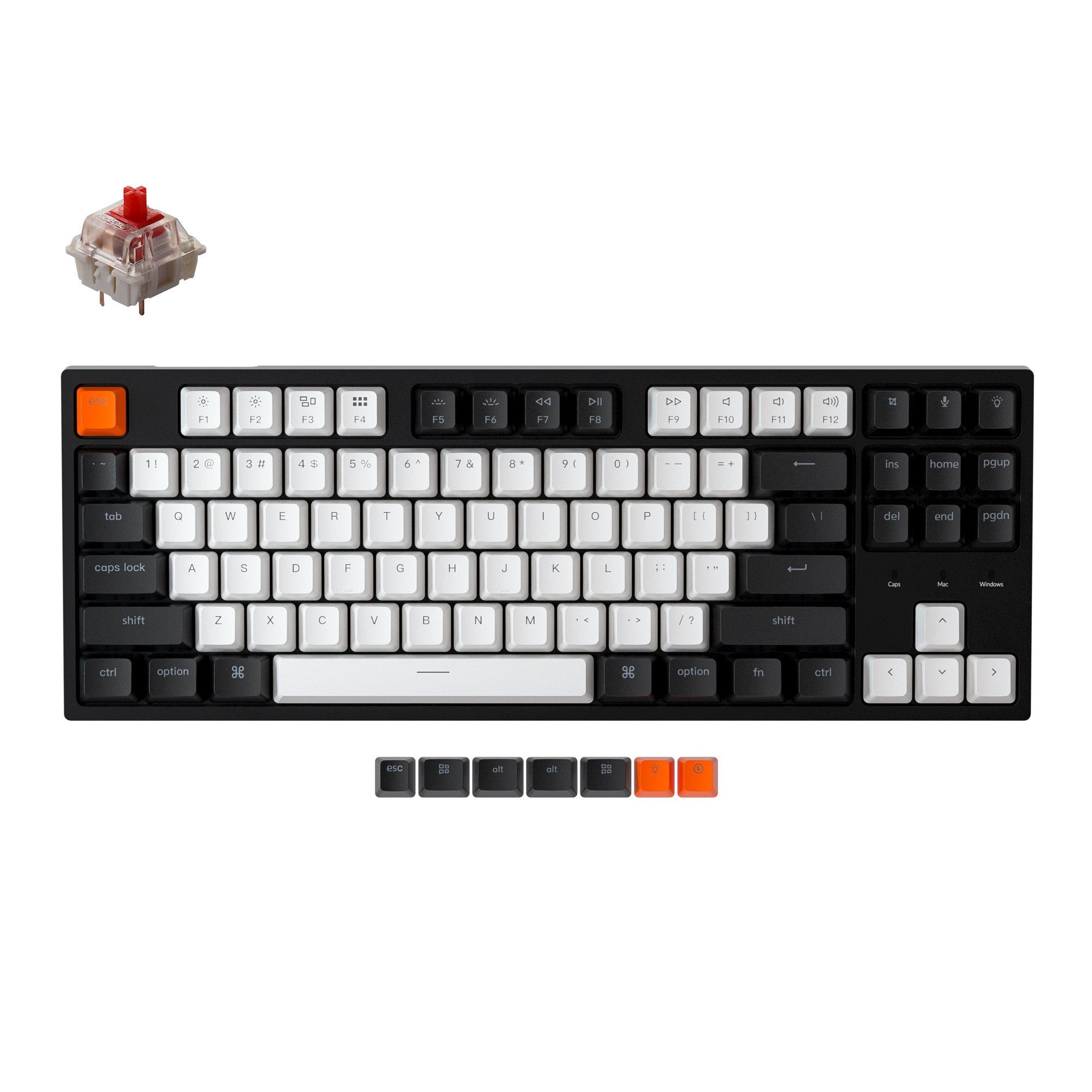 Clavier mécanique filaire Keychron C1 (disposition US ANSI)