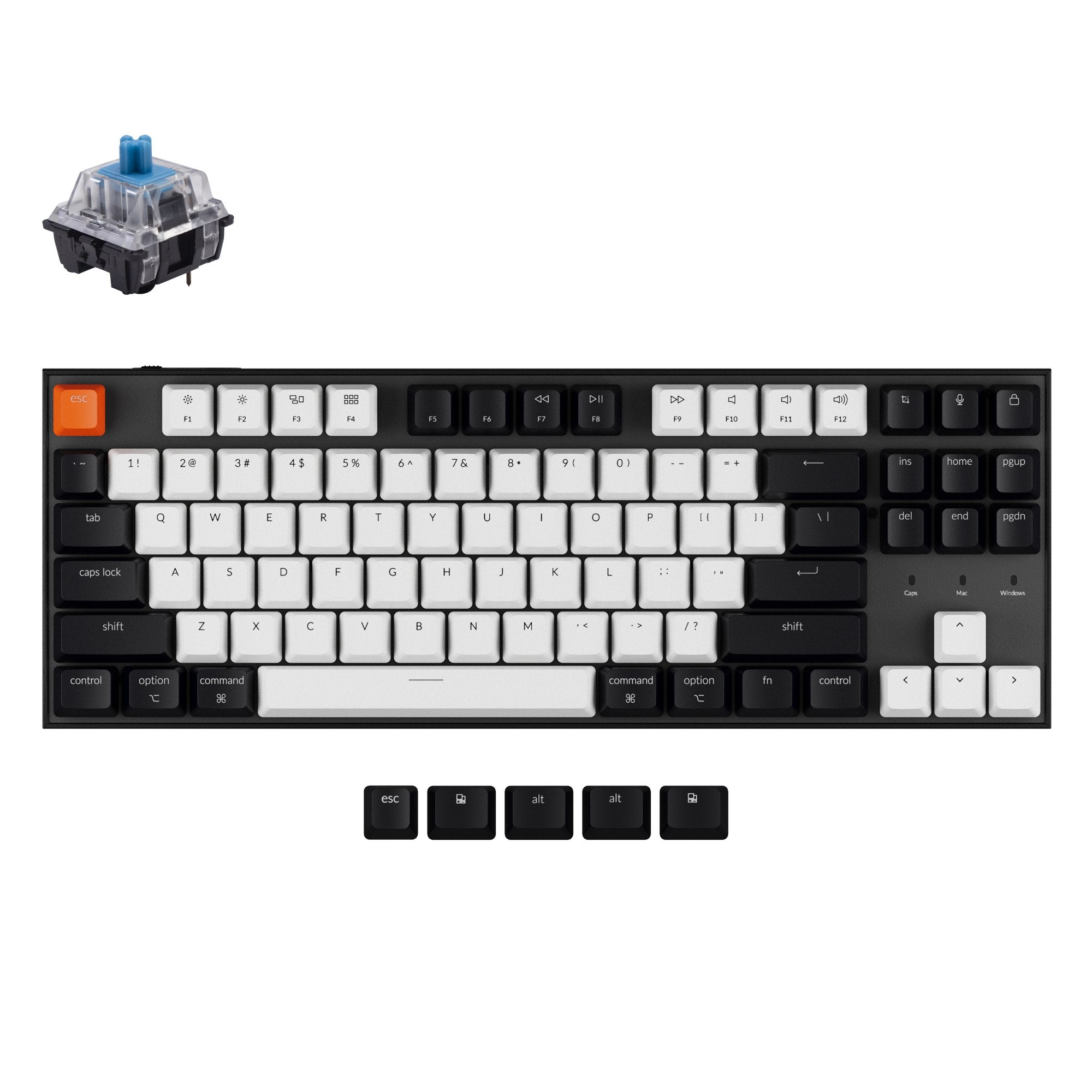 Clavier mécanique filaire Keychron C1 (disposition US ANSI)