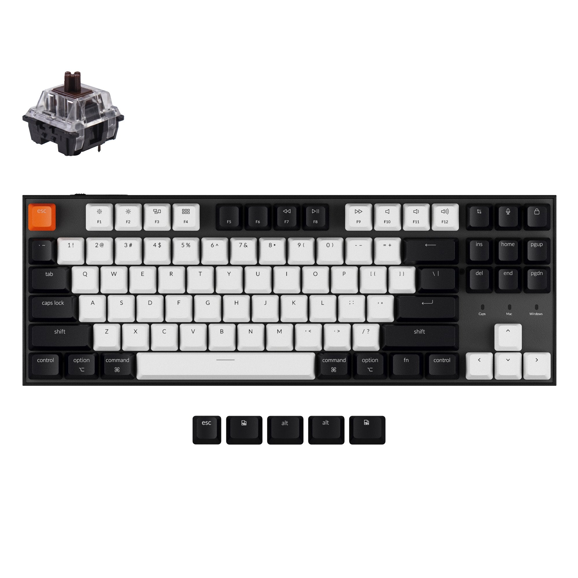 Clavier mécanique filaire Keychron C1 (disposition US ANSI)