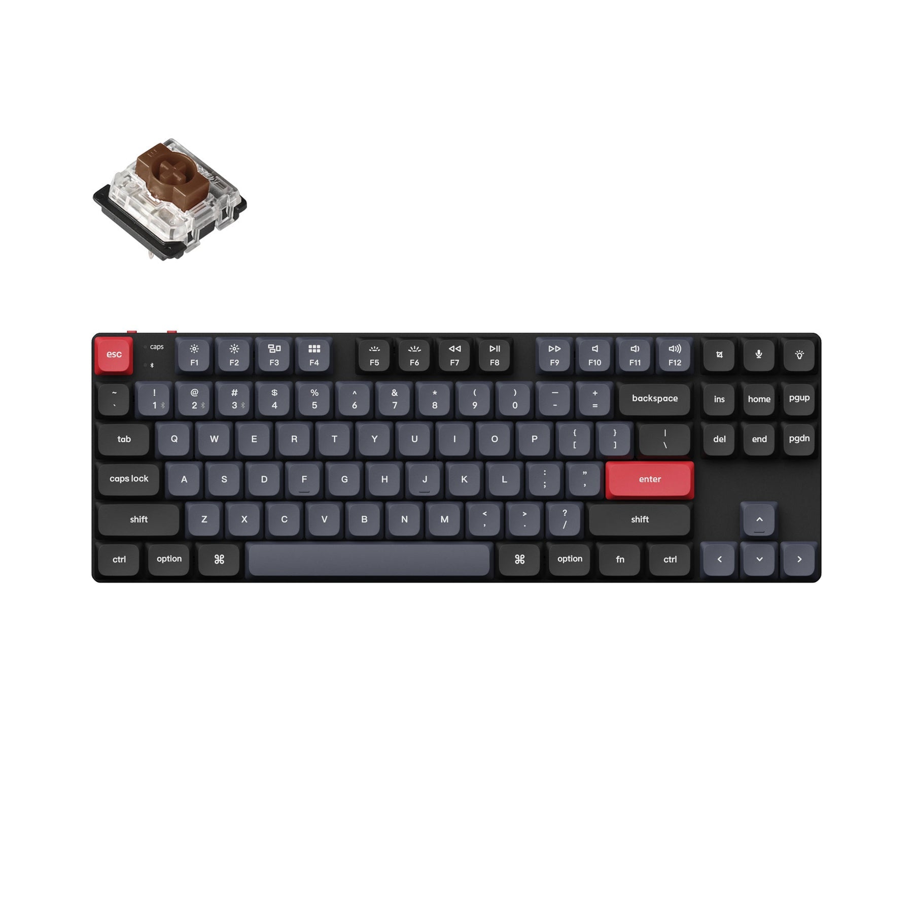 Clavier mécanique personnalisé sans fil Keychron K1 Pro QMK/VIA (disposition US ANSI)