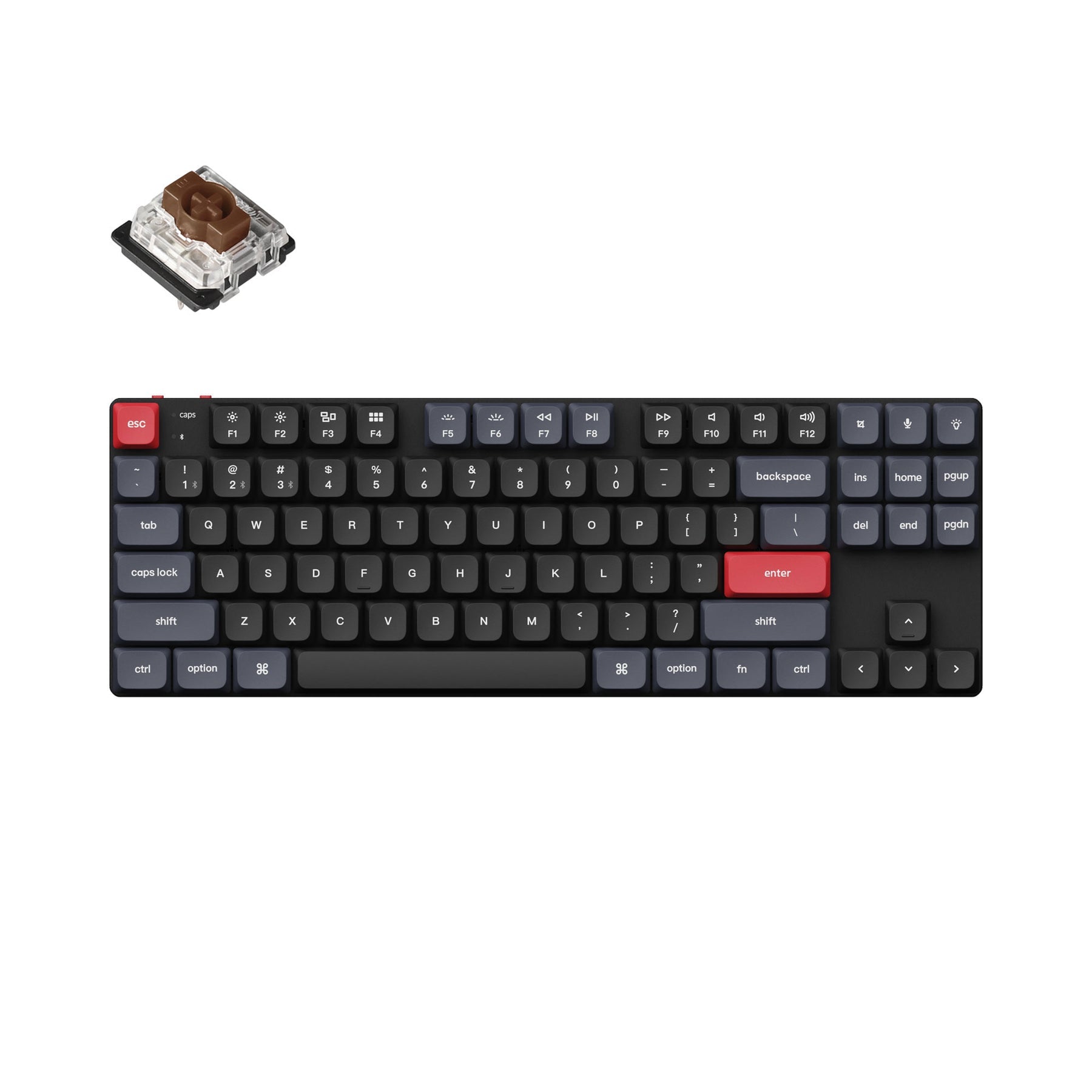Clavier mécanique personnalisé sans fil Keychron K1 Pro QMK/VIA (disposition US ANSI)