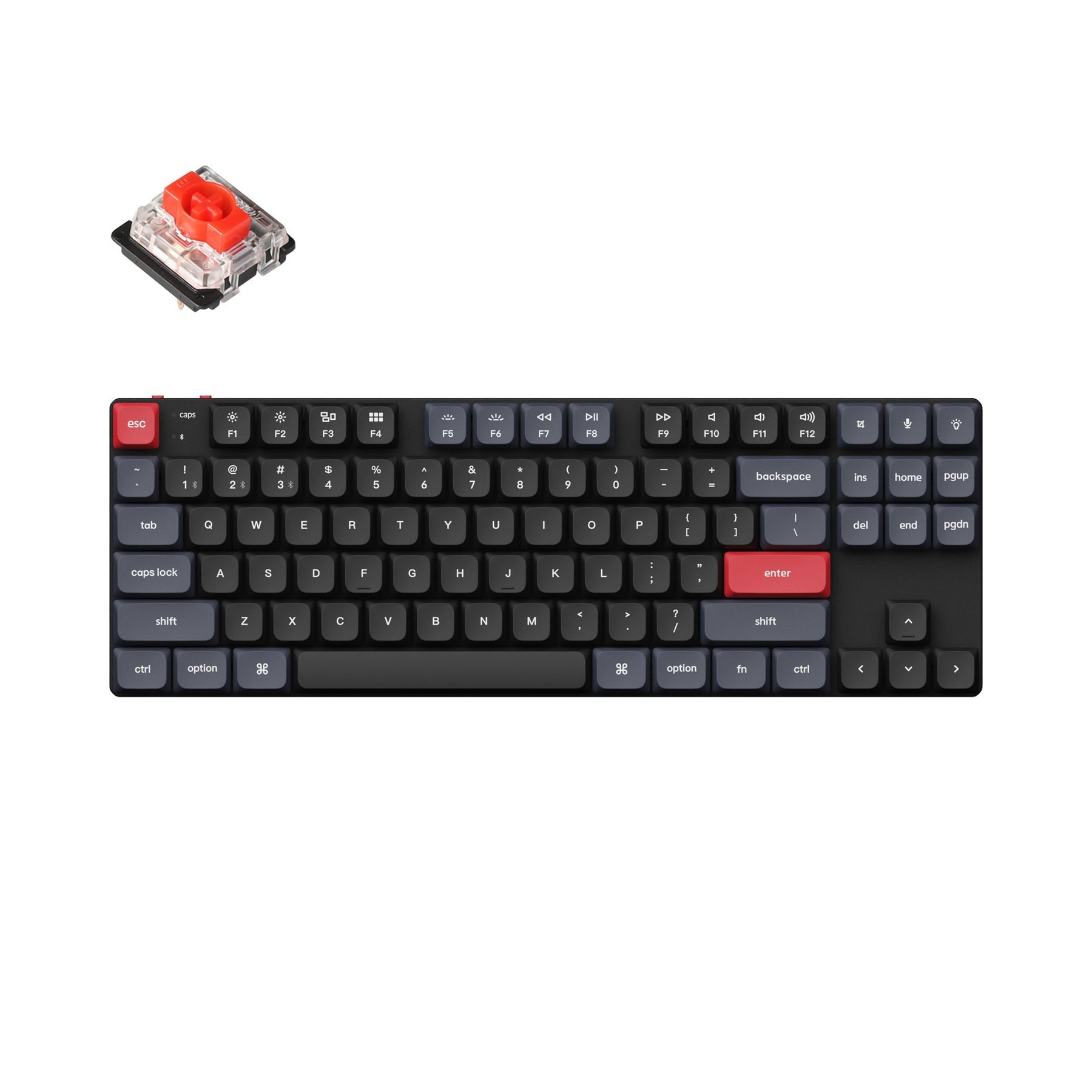 Clavier mécanique personnalisé sans fil Keychron K1 Pro QMK/VIA (disposition US ANSI)