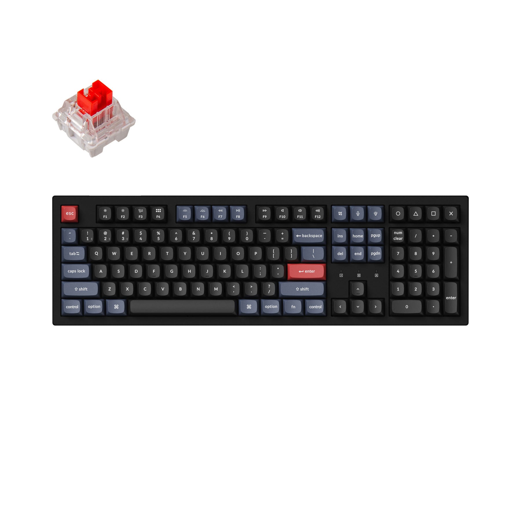 Clavier mécanique sans fil Keychron K10 Pro QMK/VIA (disposition US ANSI)