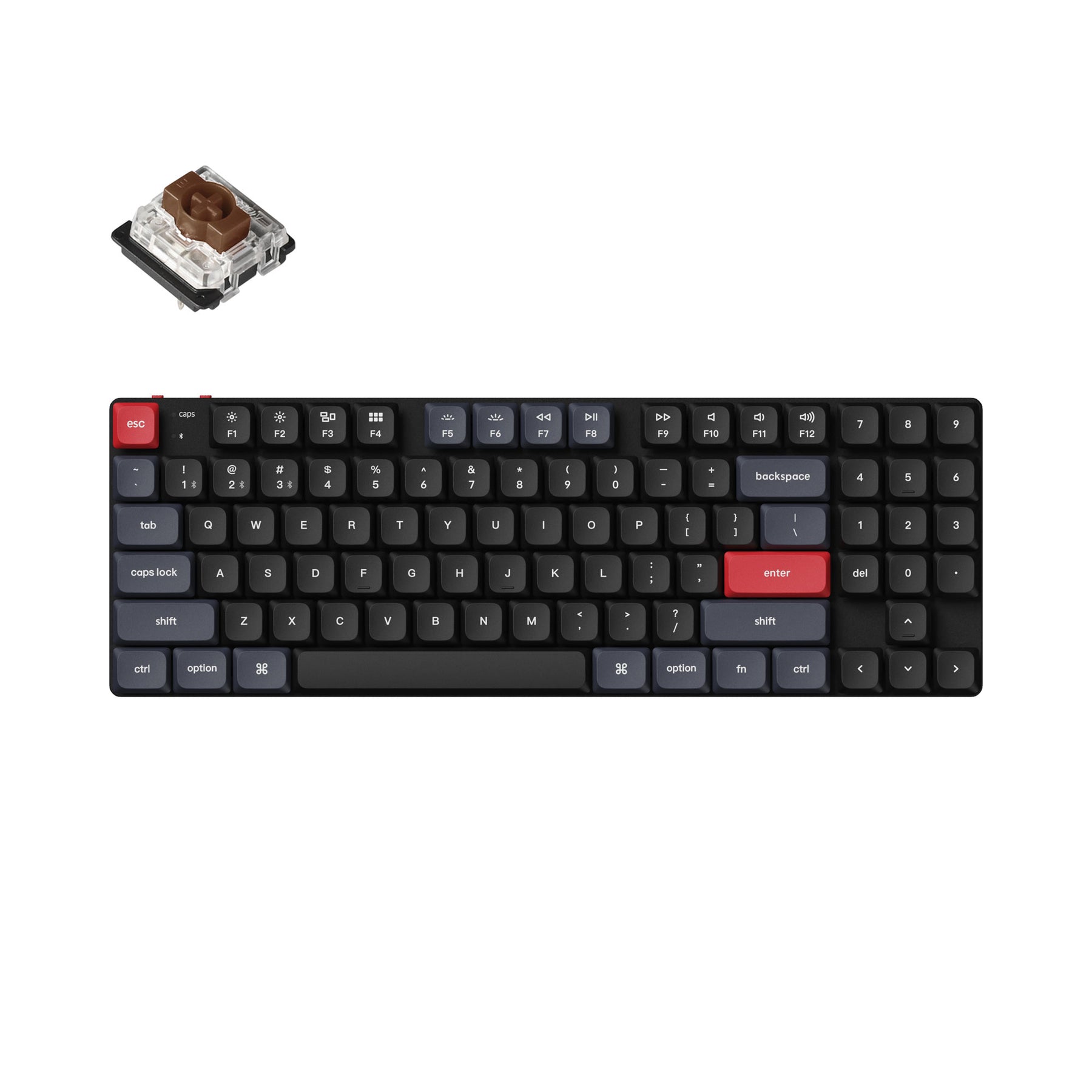 Clavier mécanique personnalisé sans fil Keychron K13 Pro QMK/VIA (disposition US ANSI)
