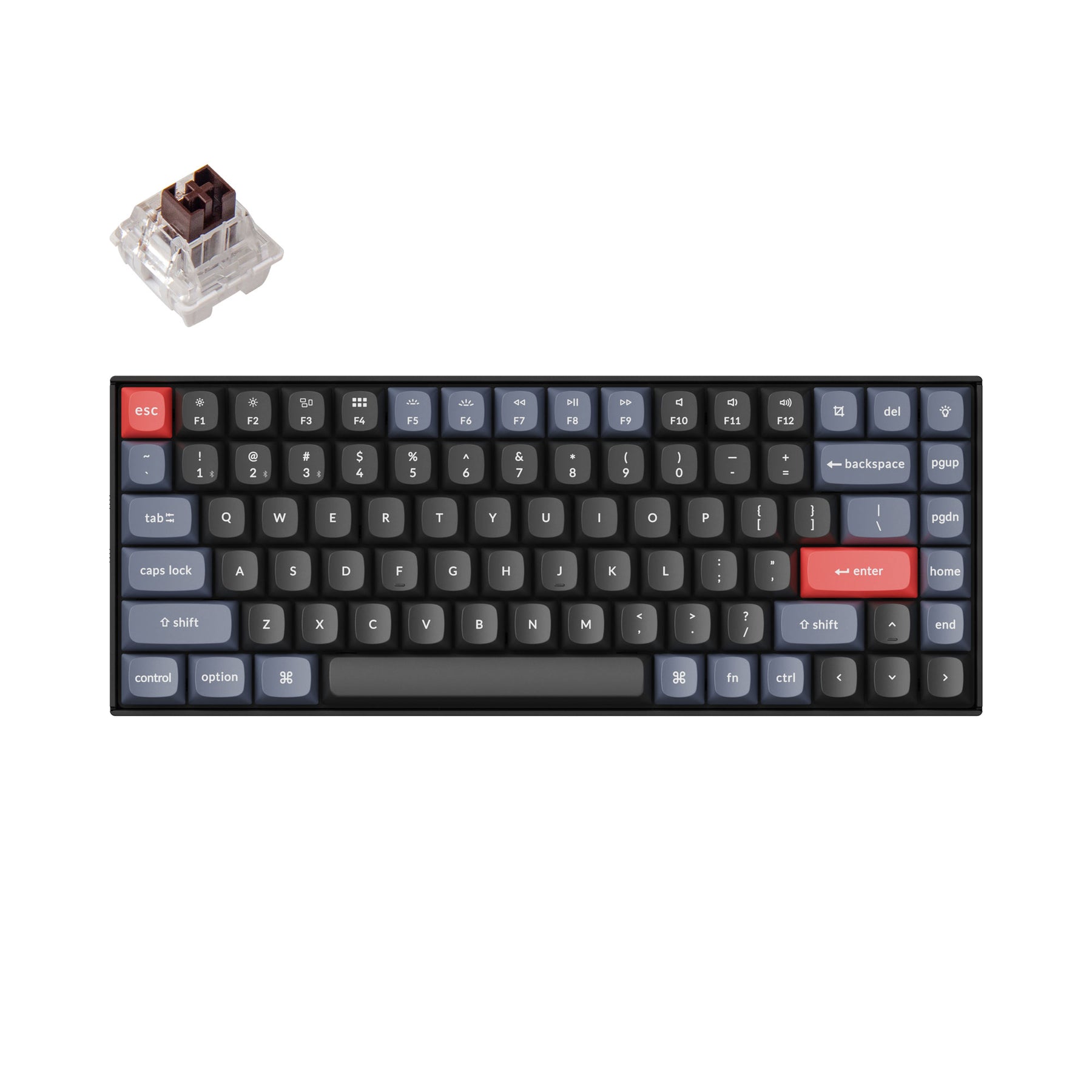 Clavier mécanique sans fil Keychron K2 Pro QMK/VIA (disposition US ANSI)