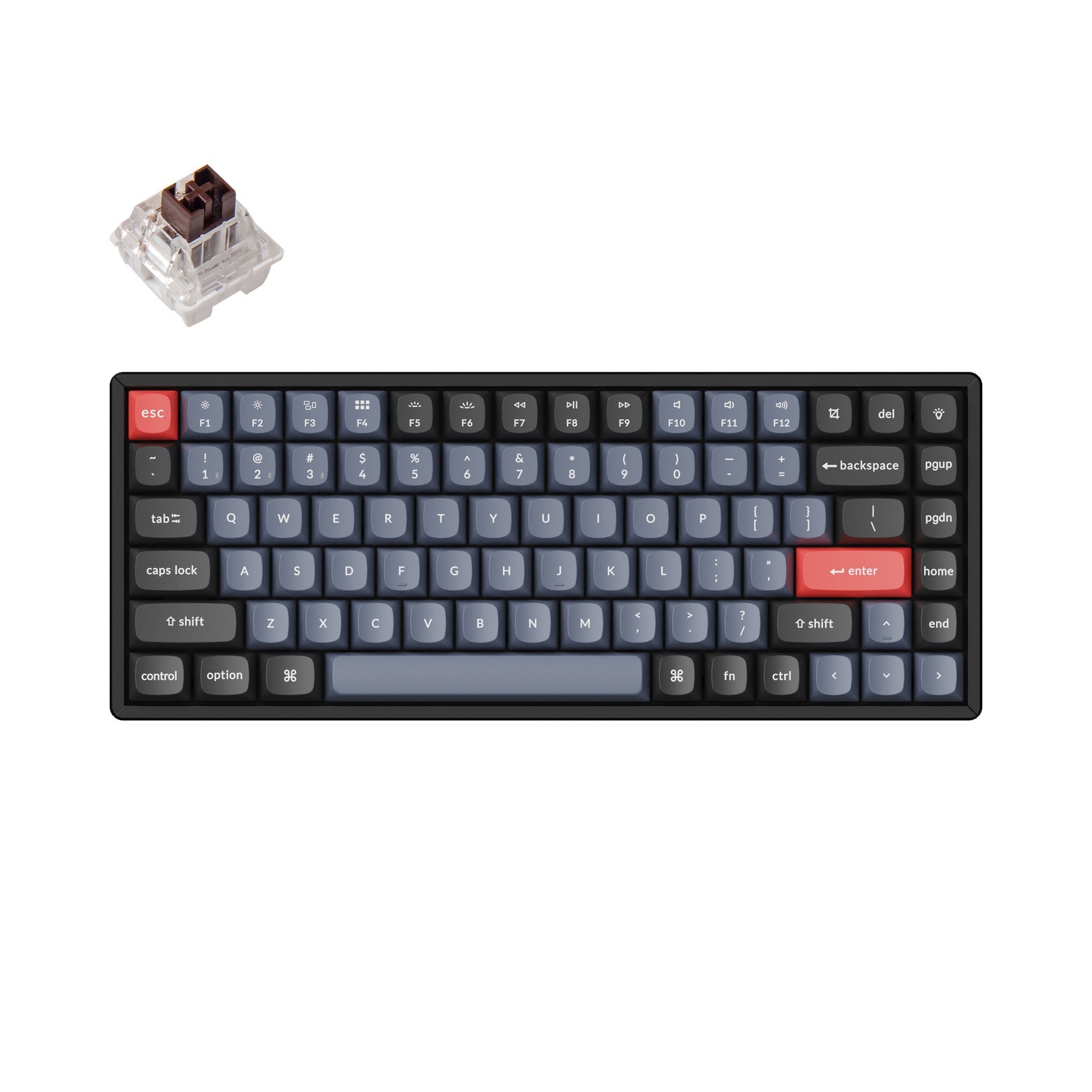 Clavier mécanique sans fil Keychron K2 Pro QMK/VIA (disposition US ANSI)