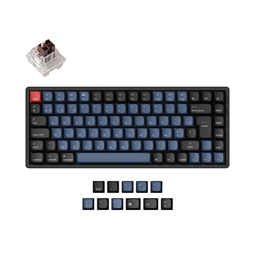 Keychron K2 Pro QMK/VIA Clavier mécanique sans fil Collection de mises en page ISO