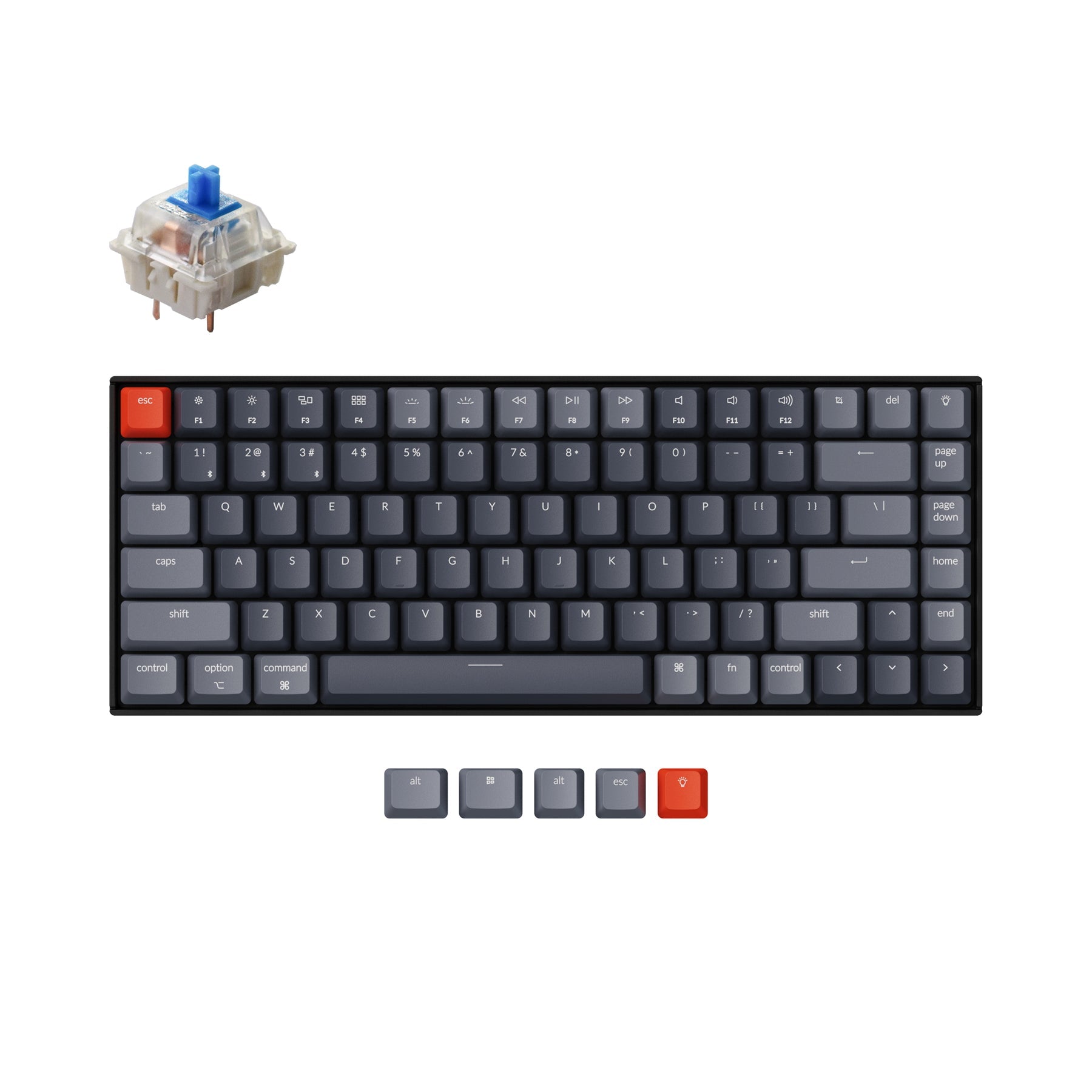 Clavier mécanique sans fil Keychron K2 version 2 (disposition US ANSI)