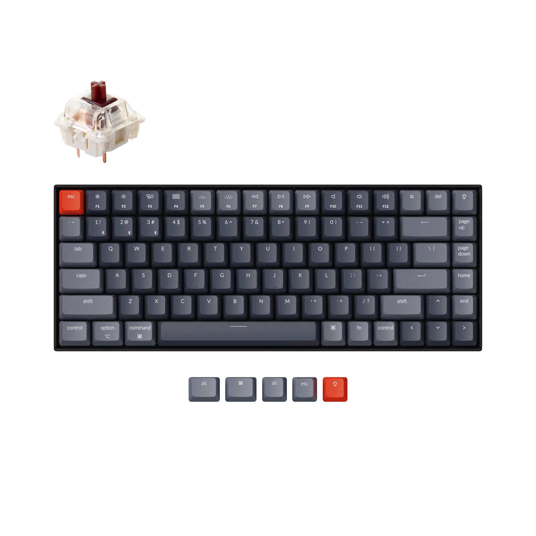 Clavier mécanique sans fil Keychron K2 version 2 (disposition US ANSI)