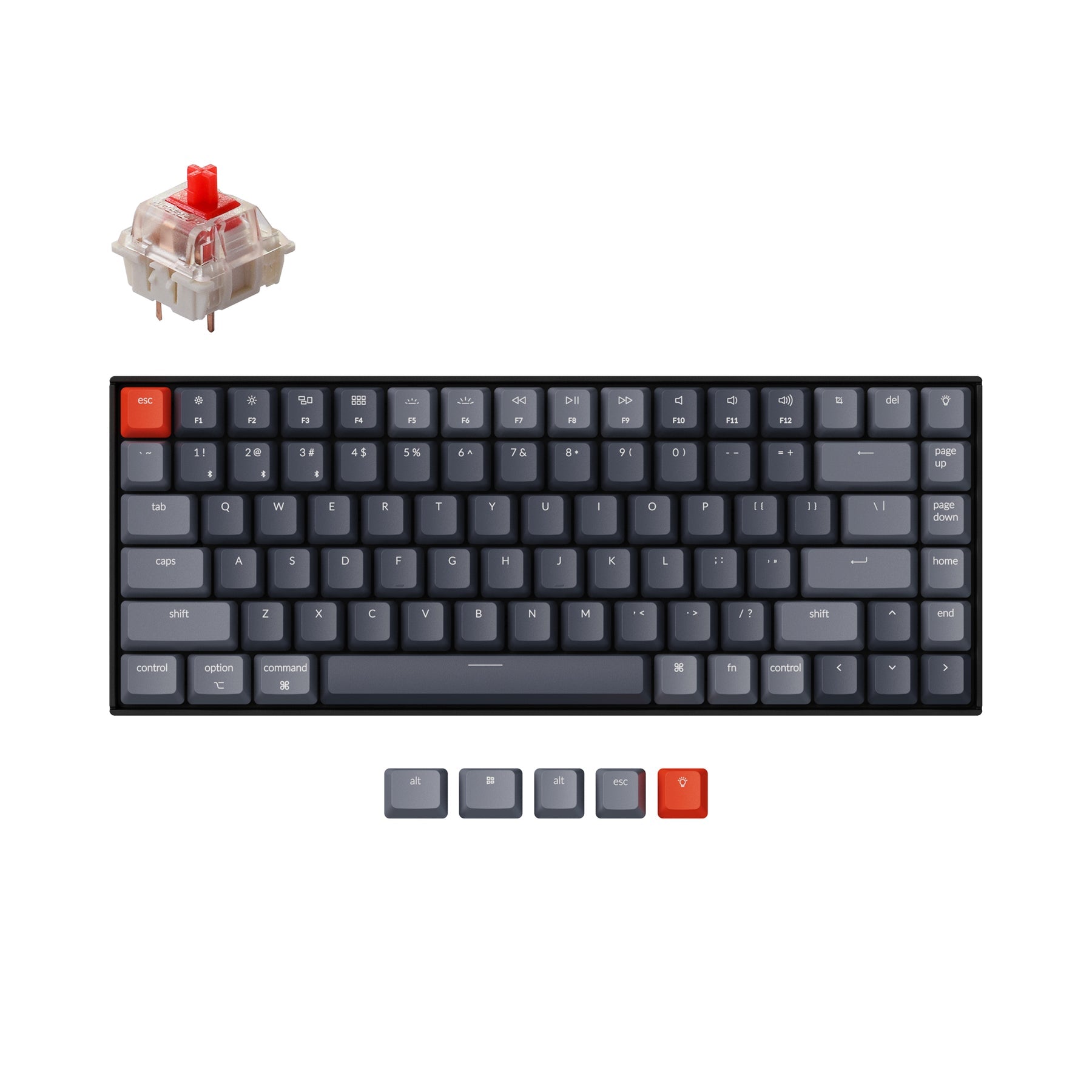 Clavier mécanique sans fil Keychron K2 version 2 (disposition US ANSI)