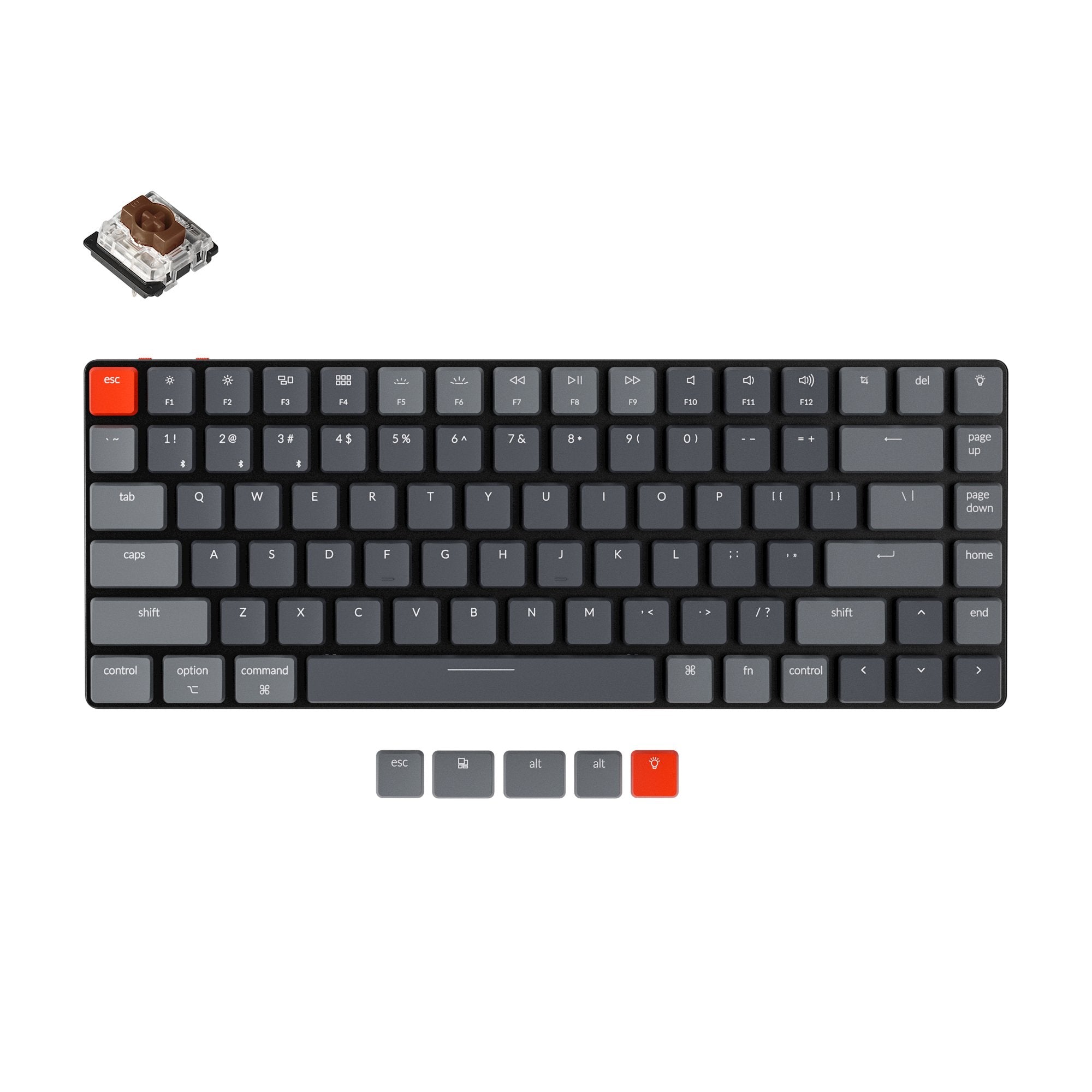 Clavier mécanique sans fil ultra-fin Keychron K3 (disposition US ANSI) -Version 2