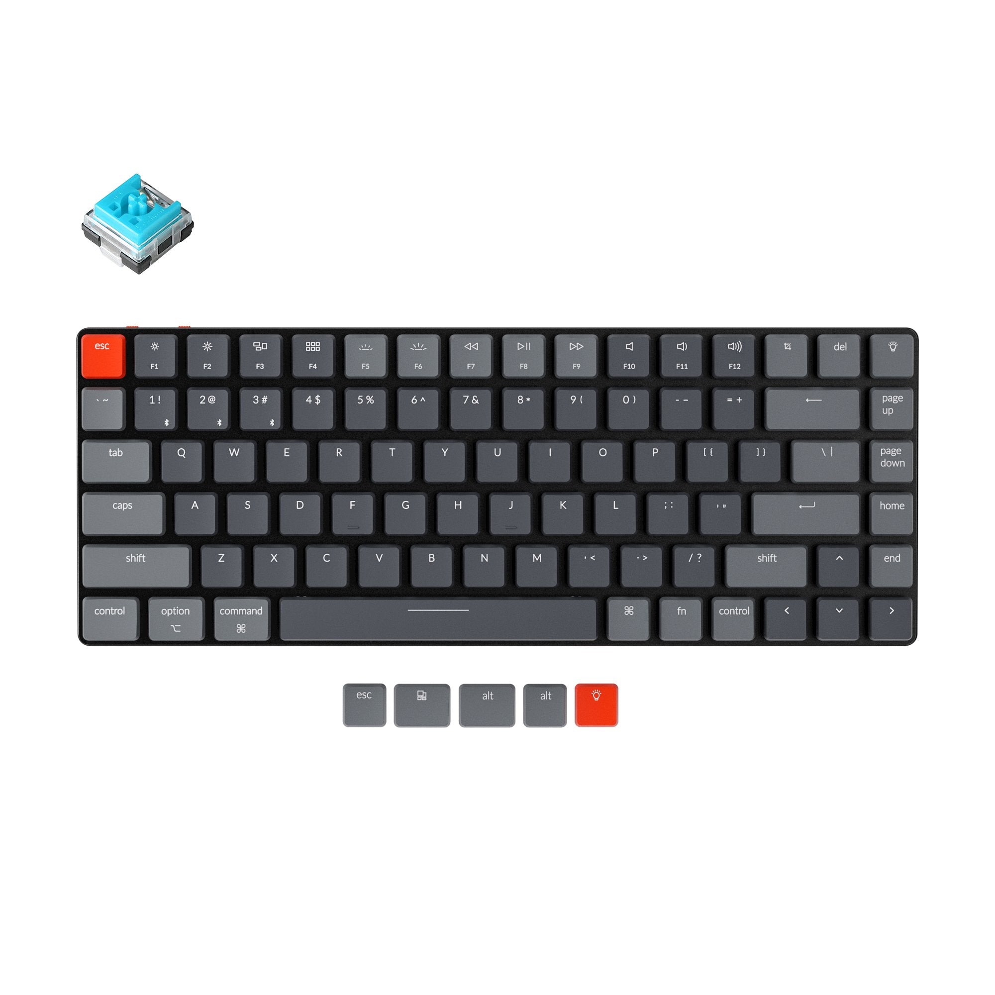 Clavier mécanique sans fil ultra-fin Keychron K3 (disposition US ANSI) -Version 2