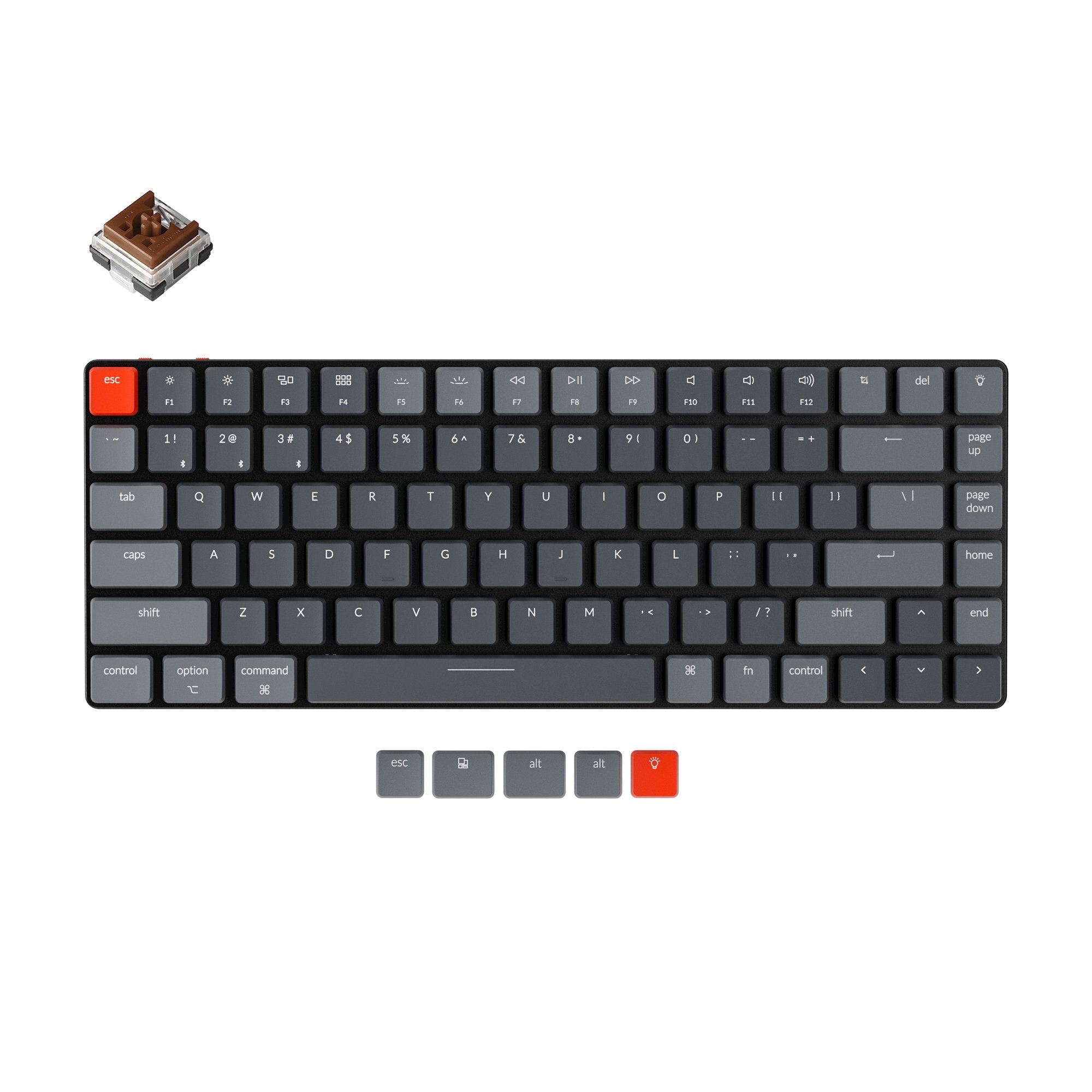 Clavier mécanique sans fil ultra-fin Keychron K3 (disposition US ANSI) -Version 2