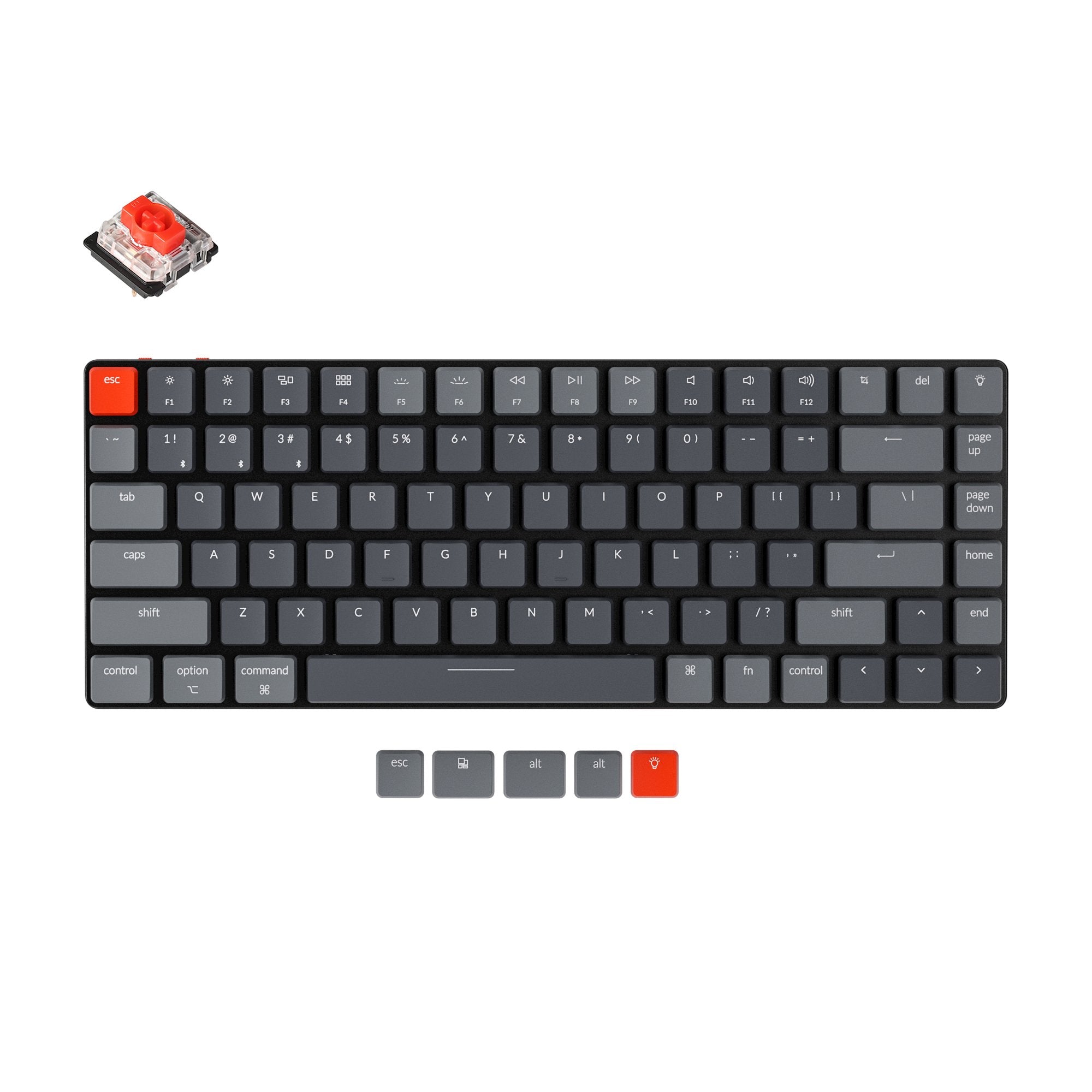 Clavier mécanique sans fil ultra-fin Keychron K3 (disposition US ANSI) -Version 2