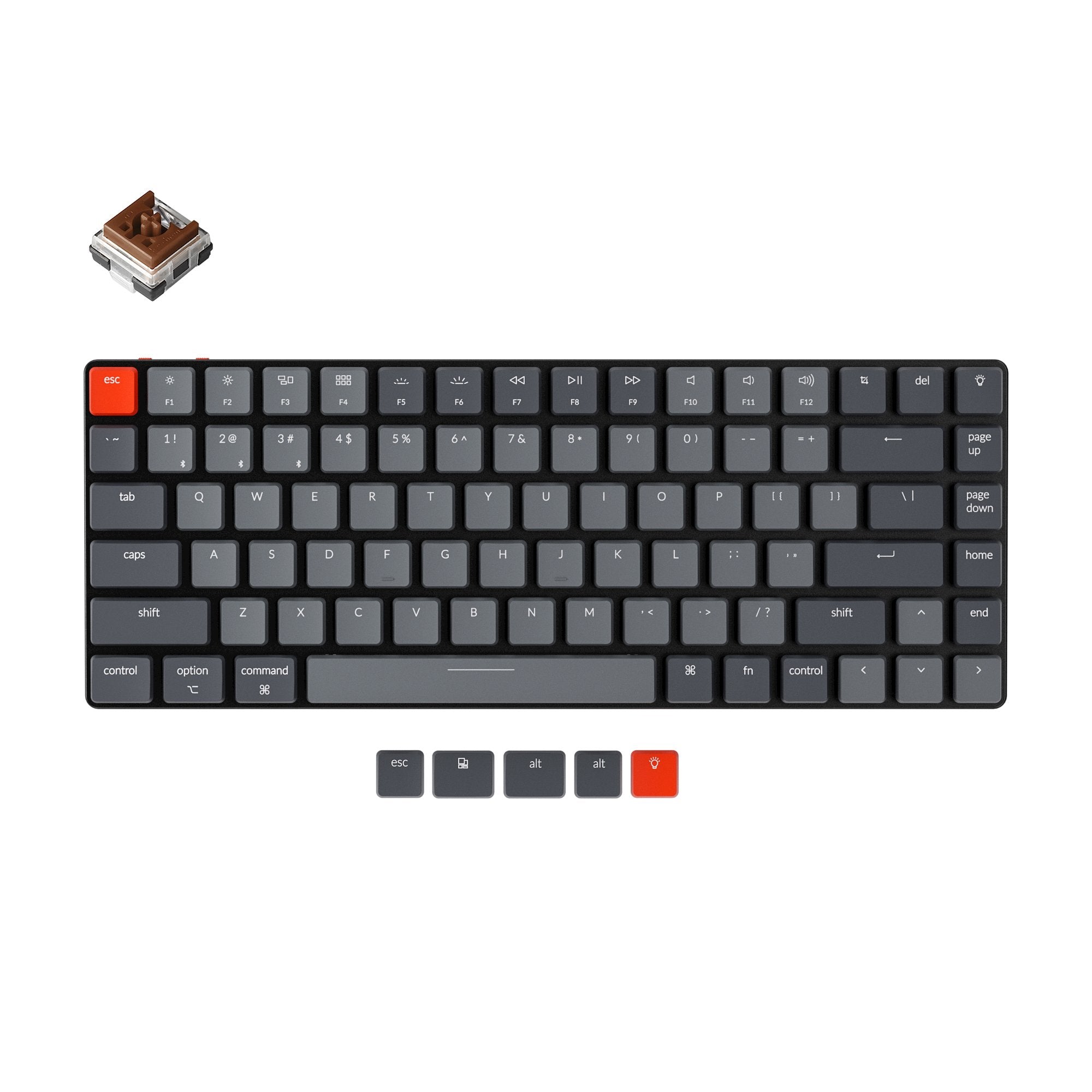 Clavier mécanique sans fil ultra-fin Keychron K3 (disposition US ANSI) -Version 2