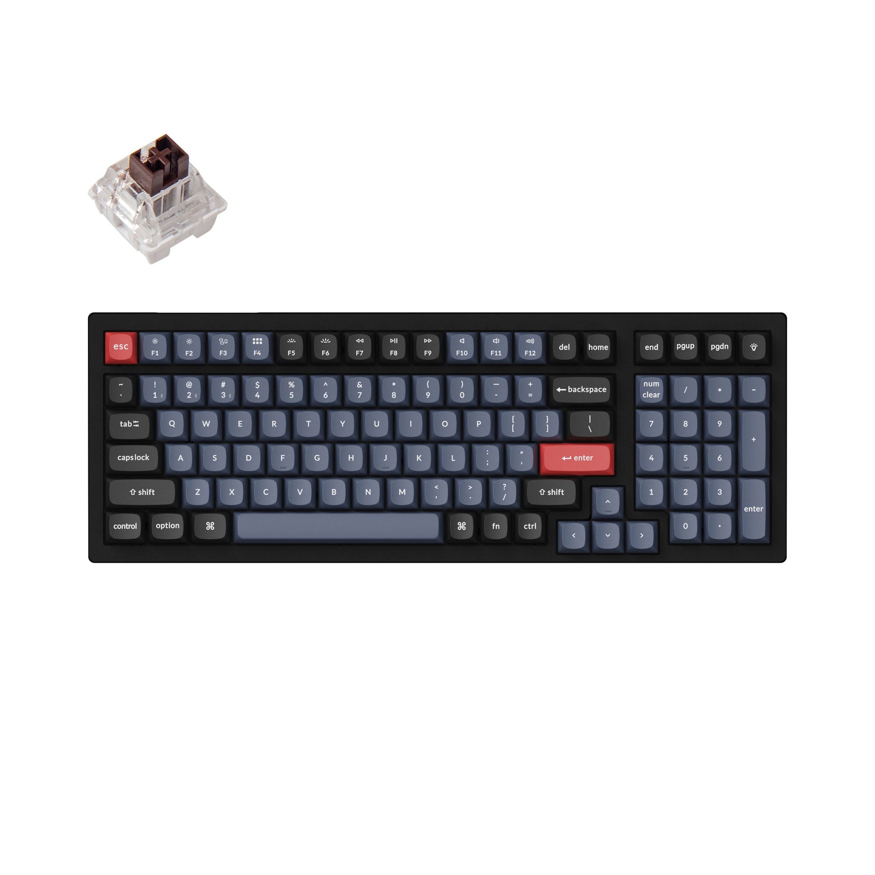 Clavier mécanique sans fil Keychron K4 Pro QMK/VIA (disposition US ANSI)