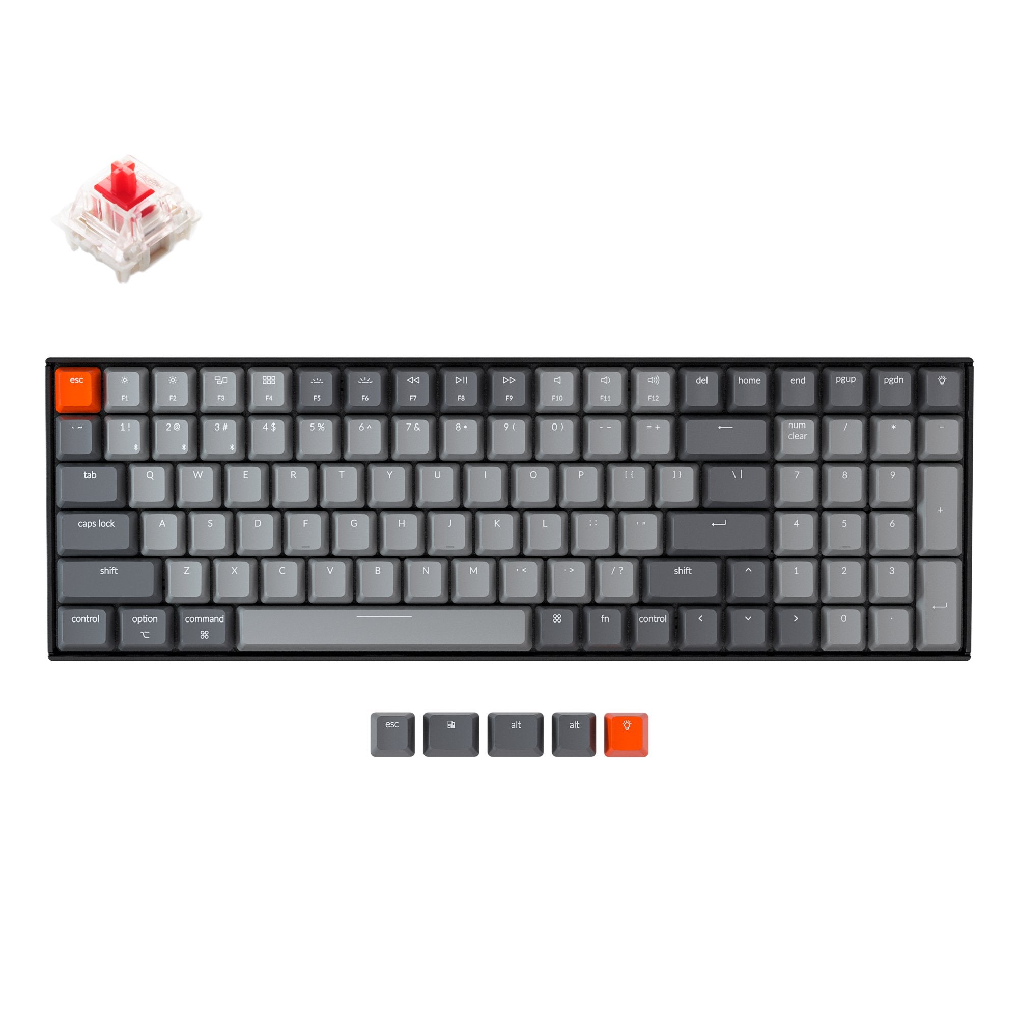 Clavier mécanique sans fil Keychron K4 (disposition US ANSI) - Version 2