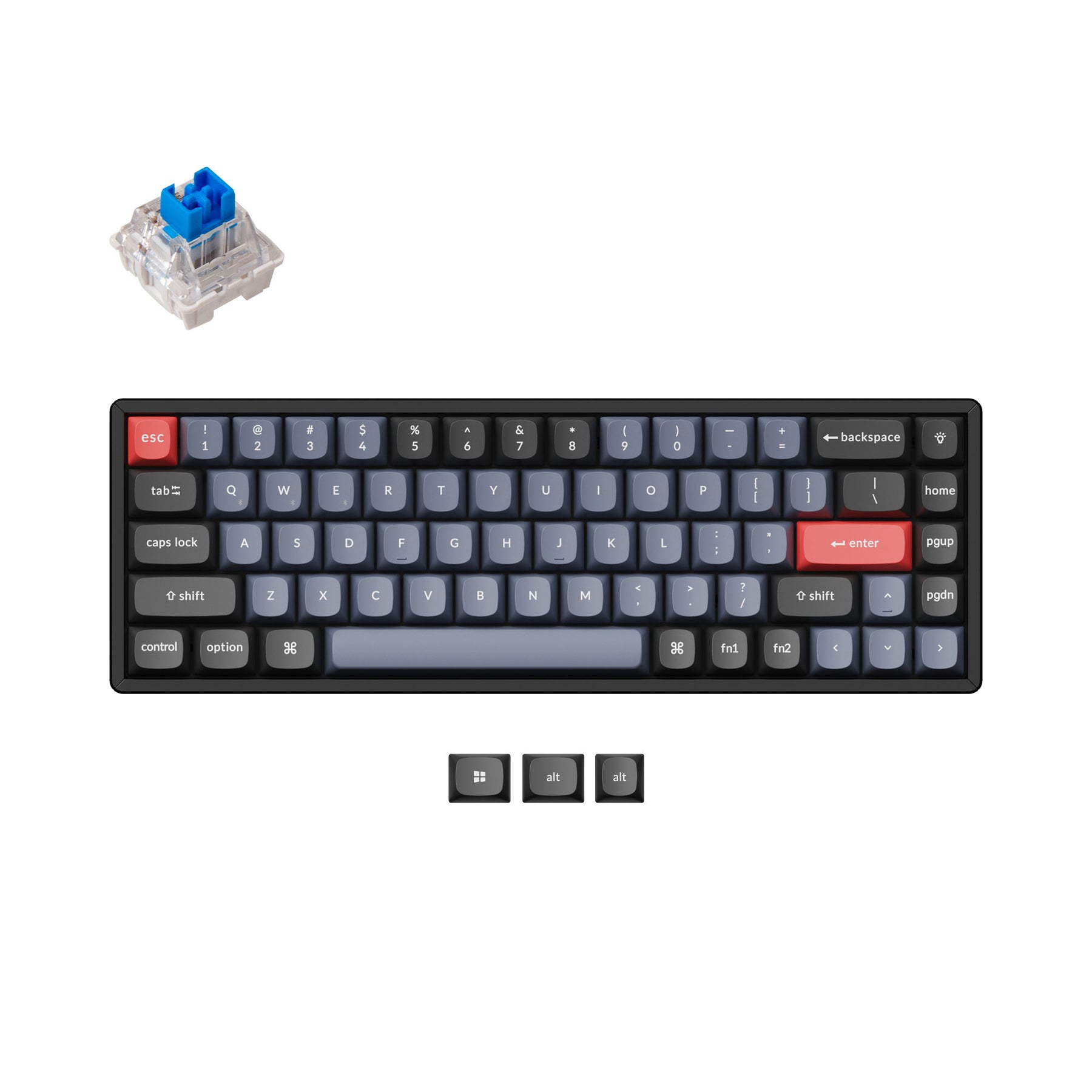 Clavier mécanique personnalisé sans fil Keychron K6 Pro QMK/VIA (disposition US ANSI)
