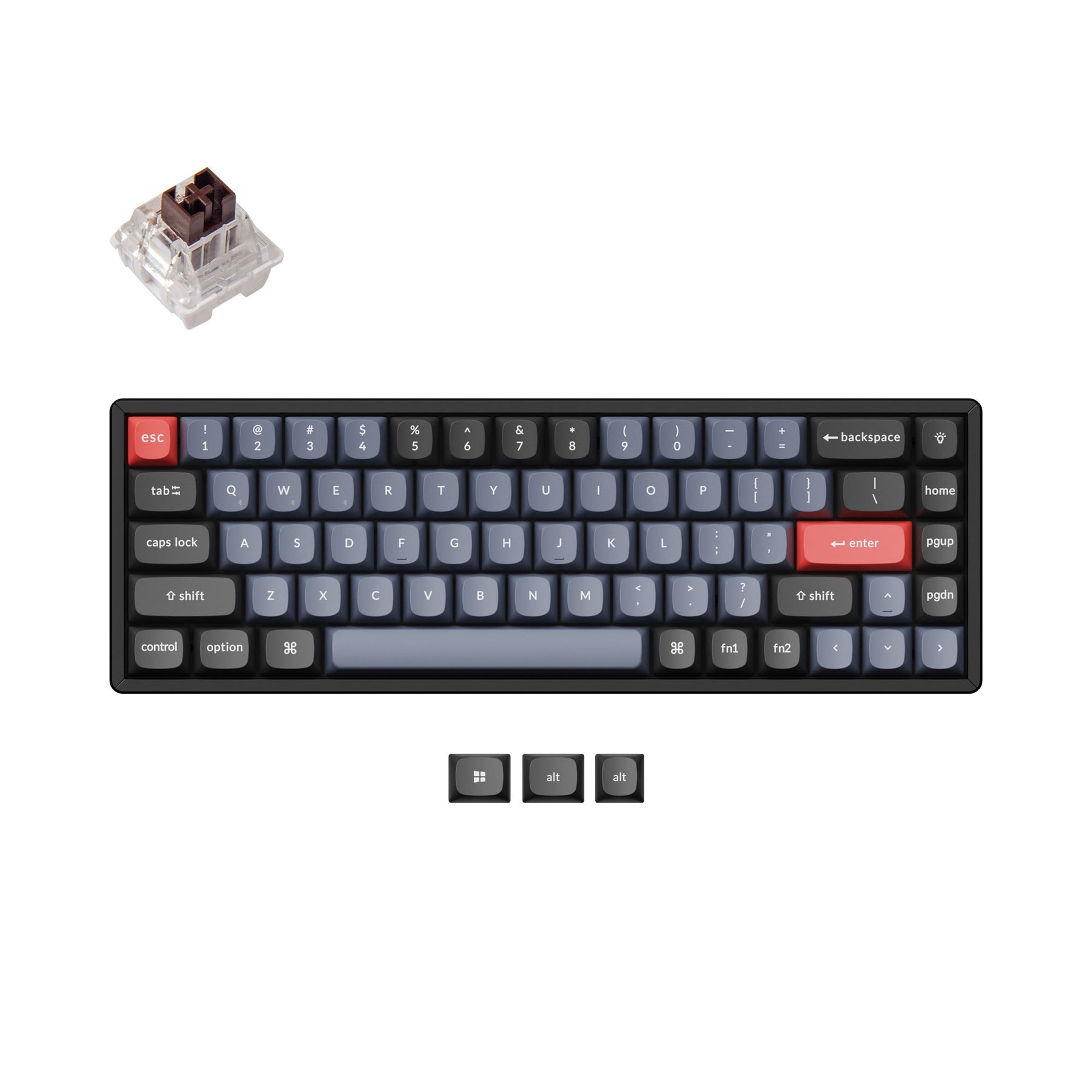 Clavier mécanique personnalisé sans fil Keychron K6 Pro QMK/VIA (disposition US ANSI)