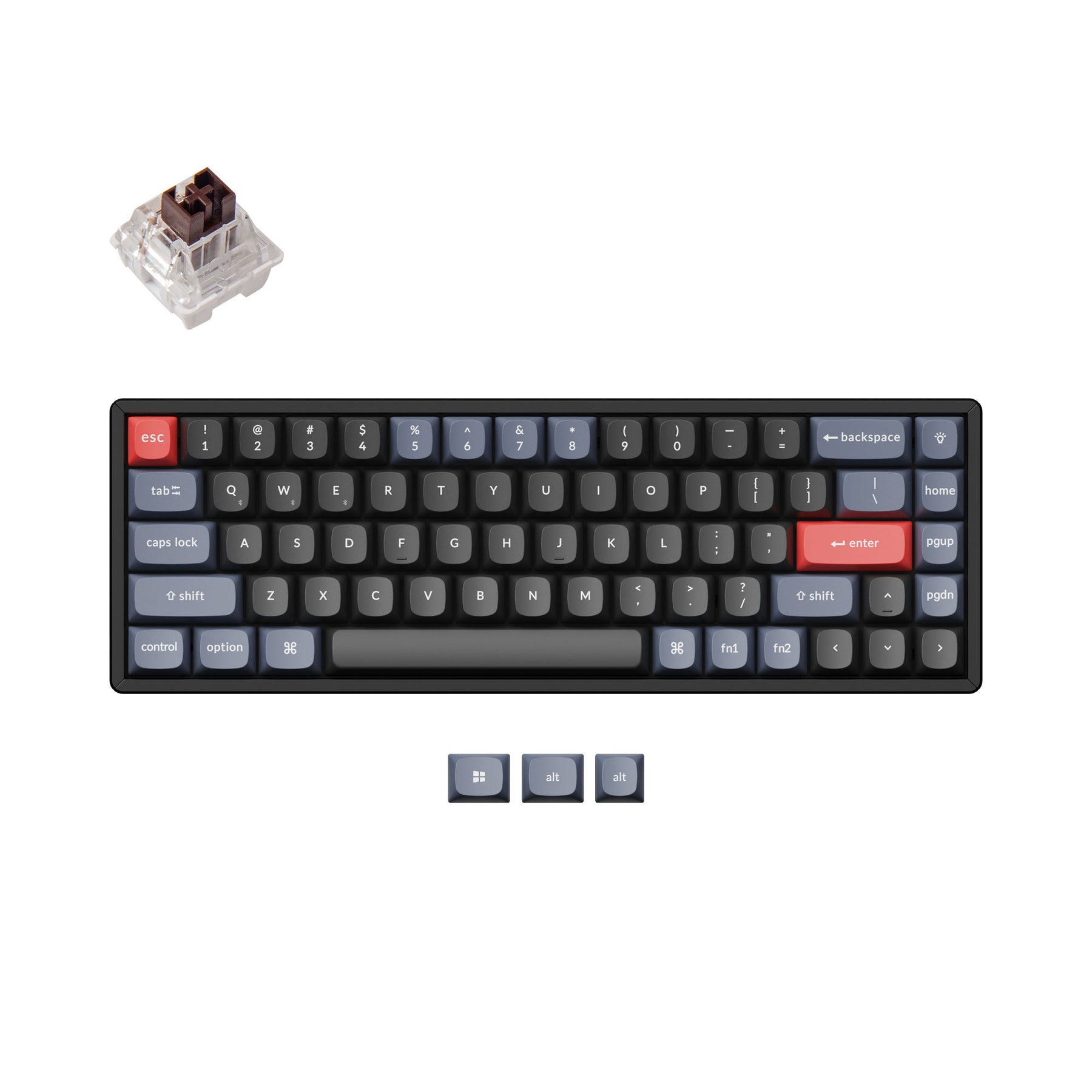 Clavier mécanique personnalisé sans fil Keychron K6 Pro QMK/VIA (disposition US ANSI)
