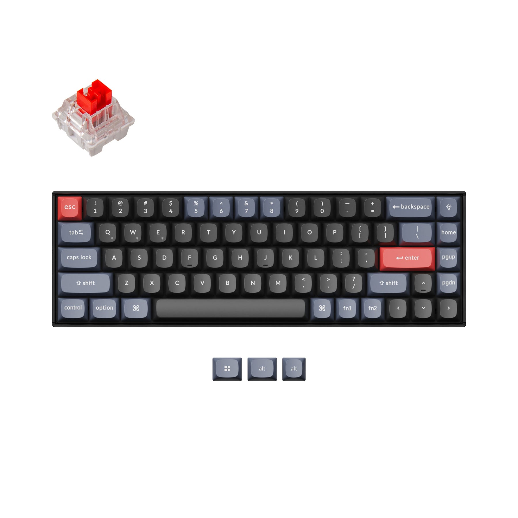 Clavier mécanique personnalisé sans fil Keychron K6 Pro QMK/VIA (disposition US ANSI)